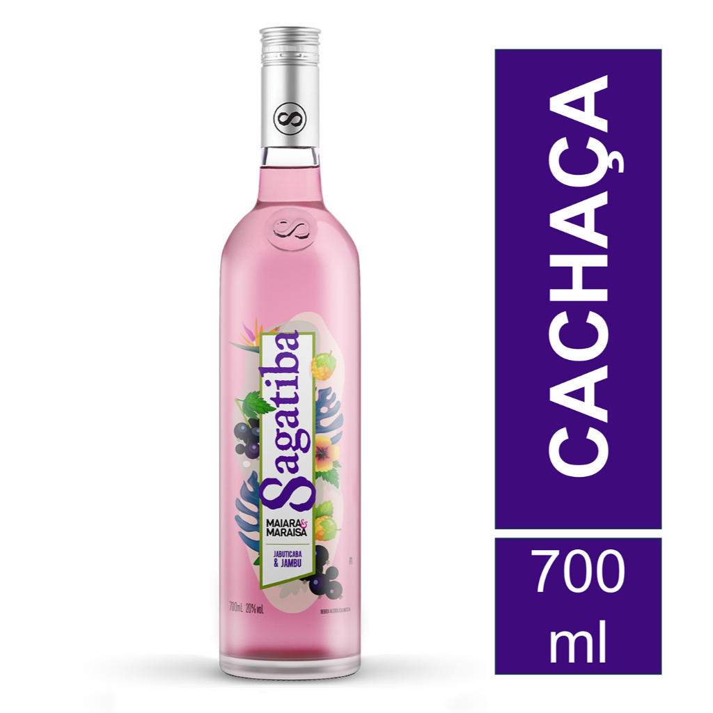 CACHACA SAGATIBA JABUTICABA JAMBU 700ML em Oferta na Shopee