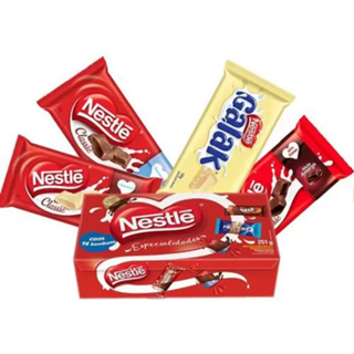 Kit presente barra de chocolate - Chocolates Nestle em Oferta na Shopee