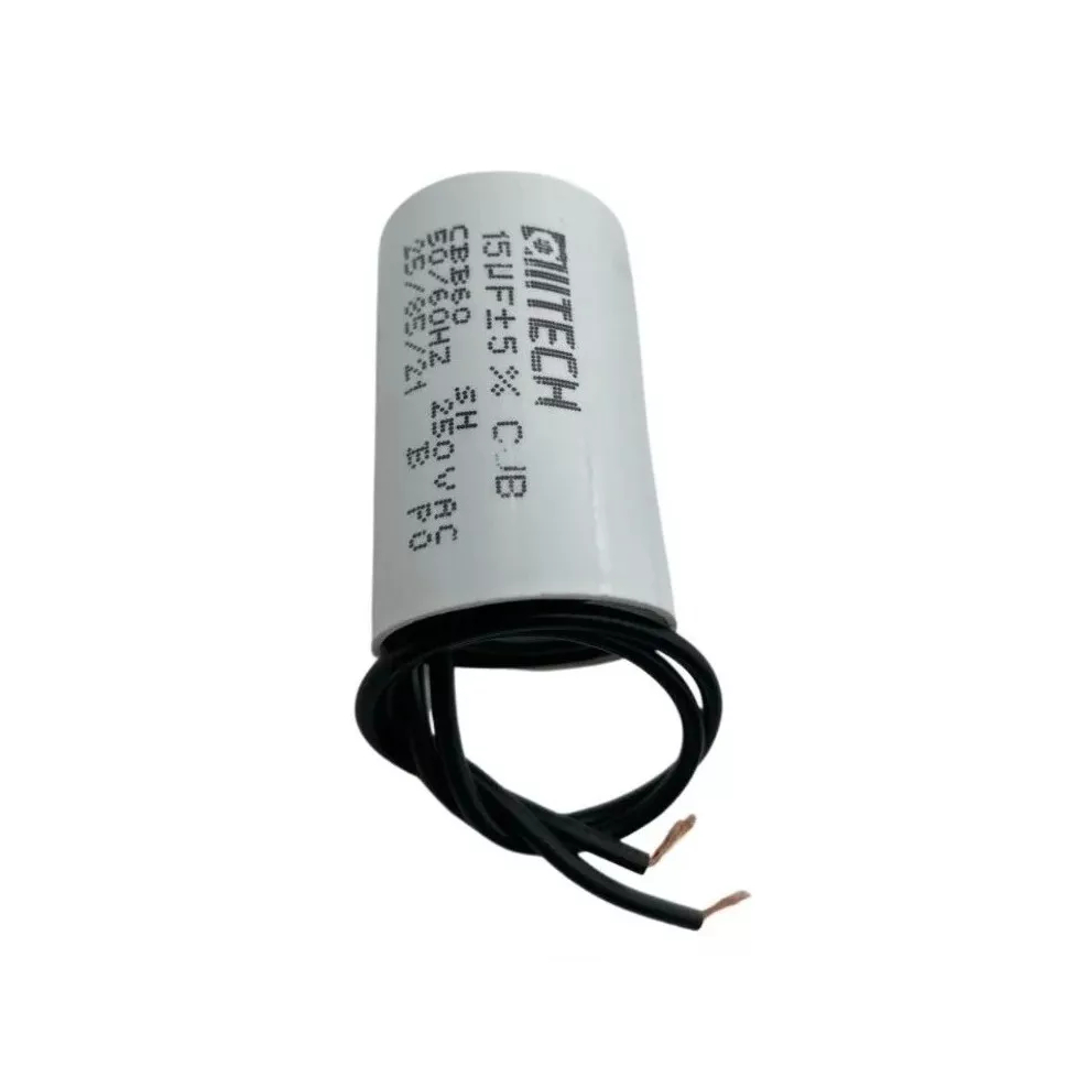 Capacitor Partida ALLTECH 15uf 250vac 2 Fios Motor Portão Eletrônico em Oferta na Shopee