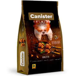 Ração Canister Premium para Cães Adultos Raças Pequenas Sabor Galeto 25 kg