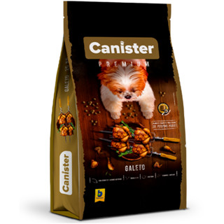 Ração Canister Premium para Cães Adultos Raças Pequenas Sabor Galeto 25 kg