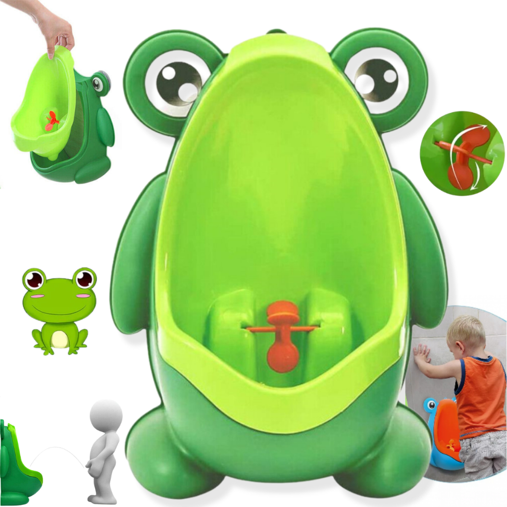Penico de Sapinho Mictório Infantil Sapo Menino em Oferta na Shopee