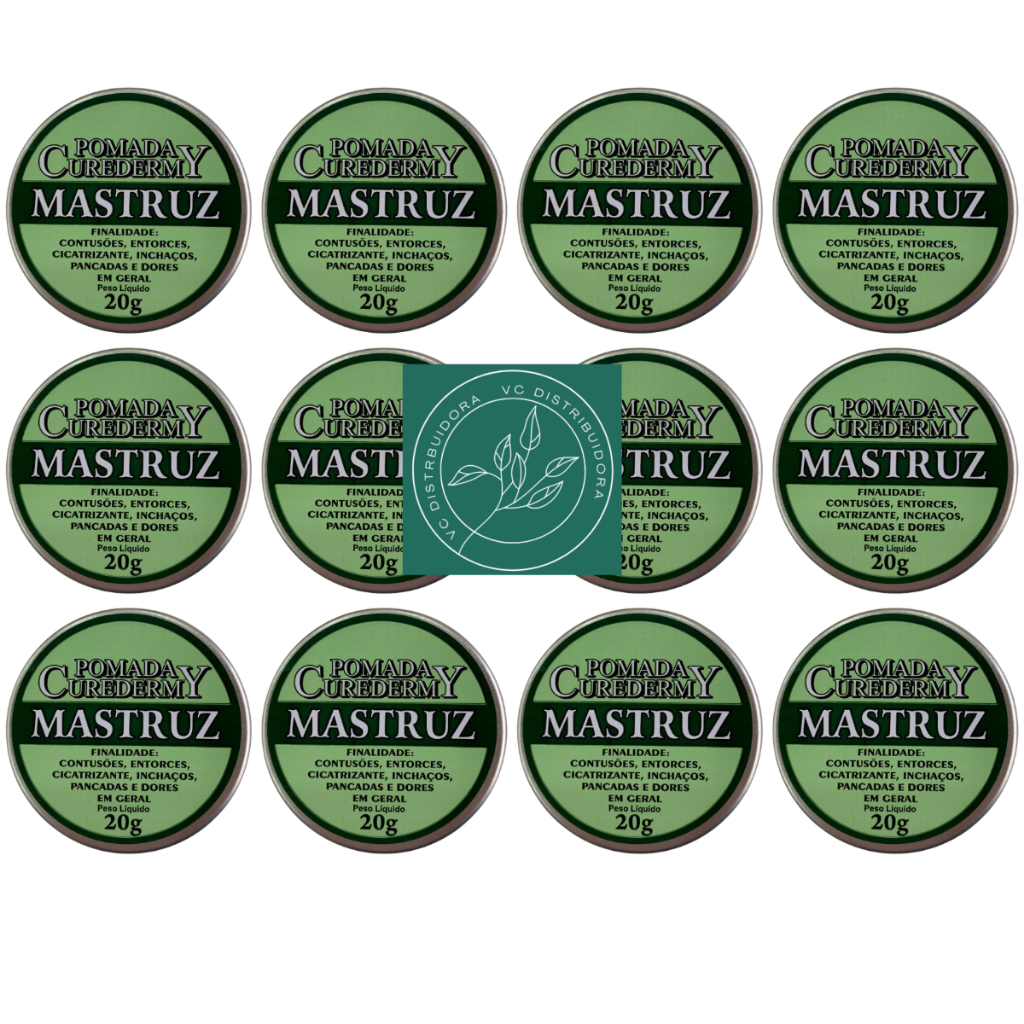 12x pomada massageadora mastruz para contusões em geral 20 g em Oferta na Shopee