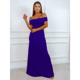 Vestido Longo Ombro A Ombro Casamento Elegante