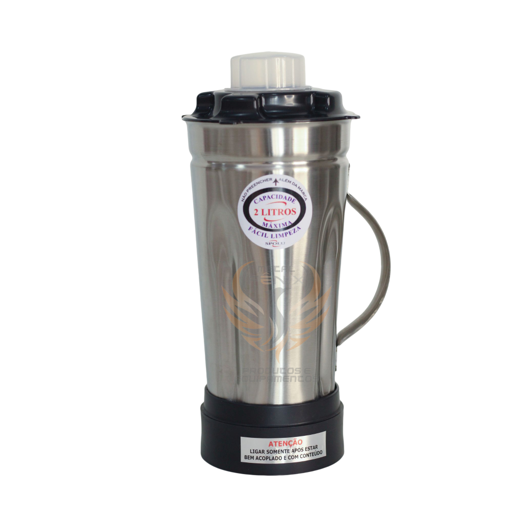 Copo Liquidificador Spolu 2 litros Inox Alta Rotação Economy