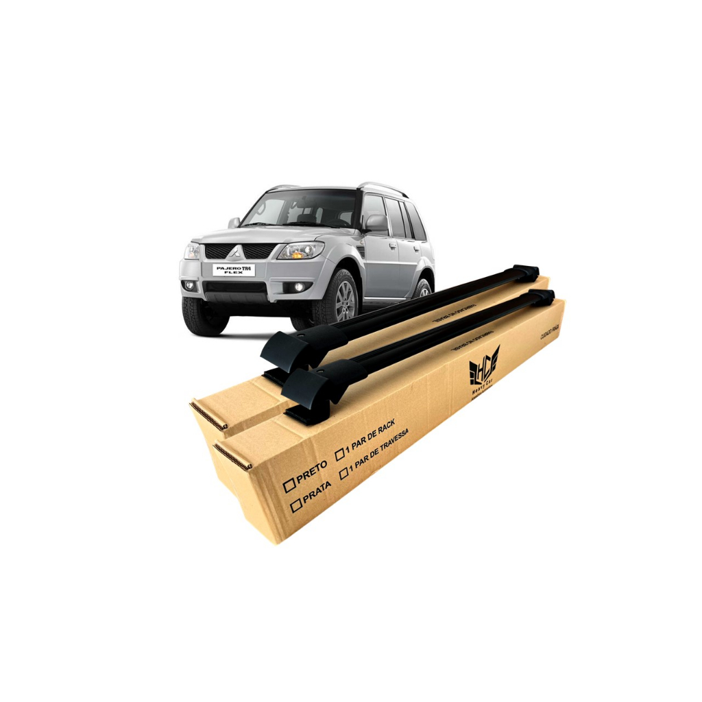 Rack Travessa de Teto Mitsubishi Pajero Tr4 2010 A 2016 Bagageiro Larga