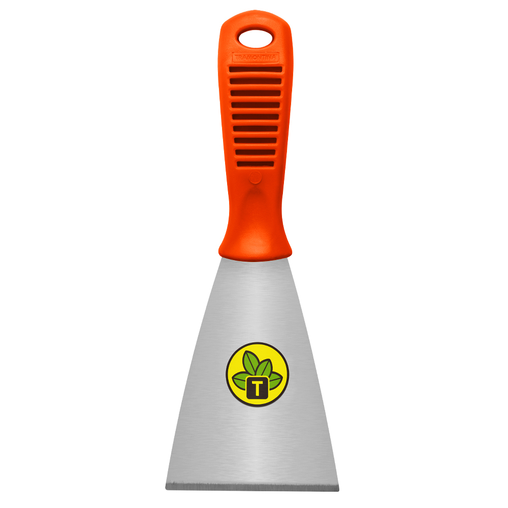 Espátula Rígida 8cm Tramontina em Aço Carbono com Cabo de Plástico 77395/085 - Home & Living