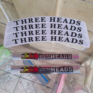 Kit Adesivos Three Heads Para Rodas