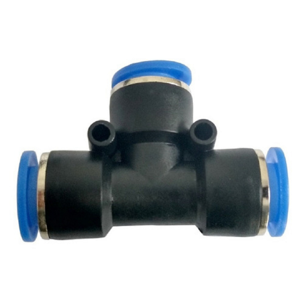 Conexão Pneumática União Em T 8mm ( Tee ) - Kit 10 Peças