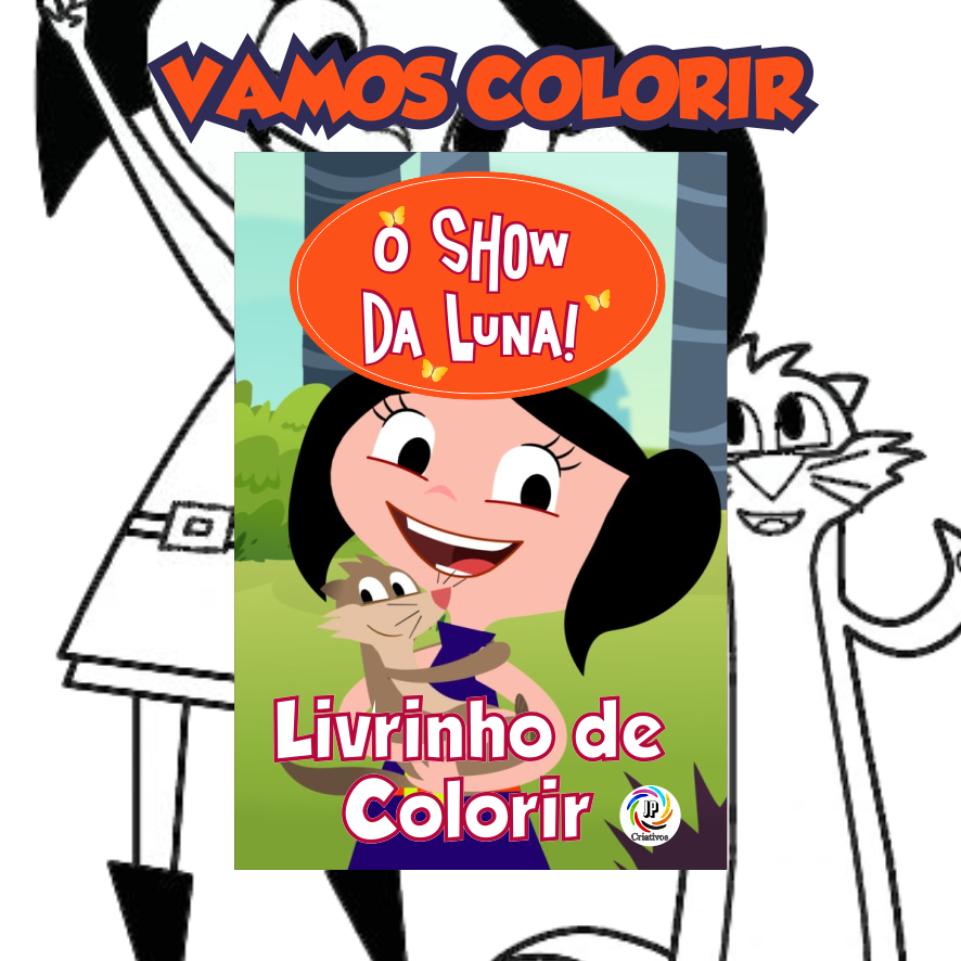 LIVRINHOS DE COLORIR TEMA SHOW DA LUNA