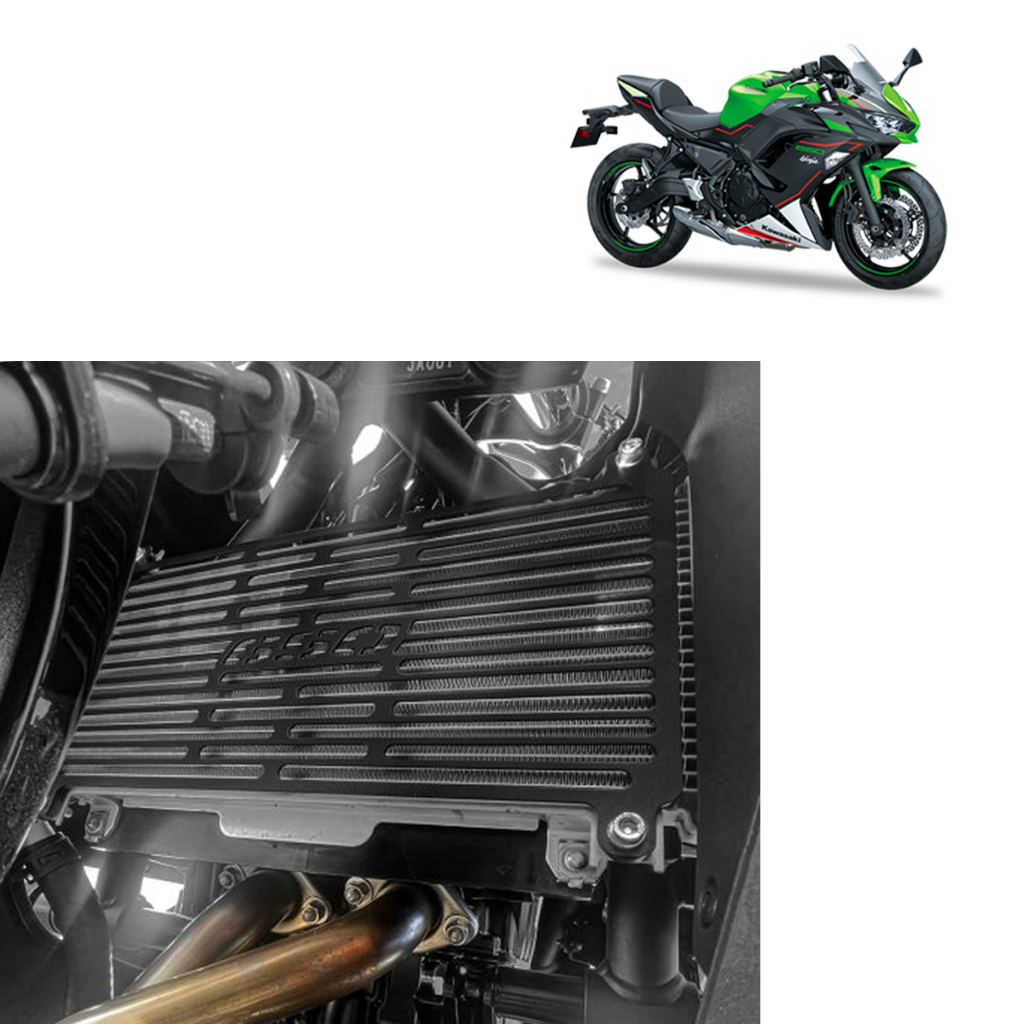 Protetor de Radiador Kawasaki Ninja 650 Z650 2017 Em Diante - Scam
