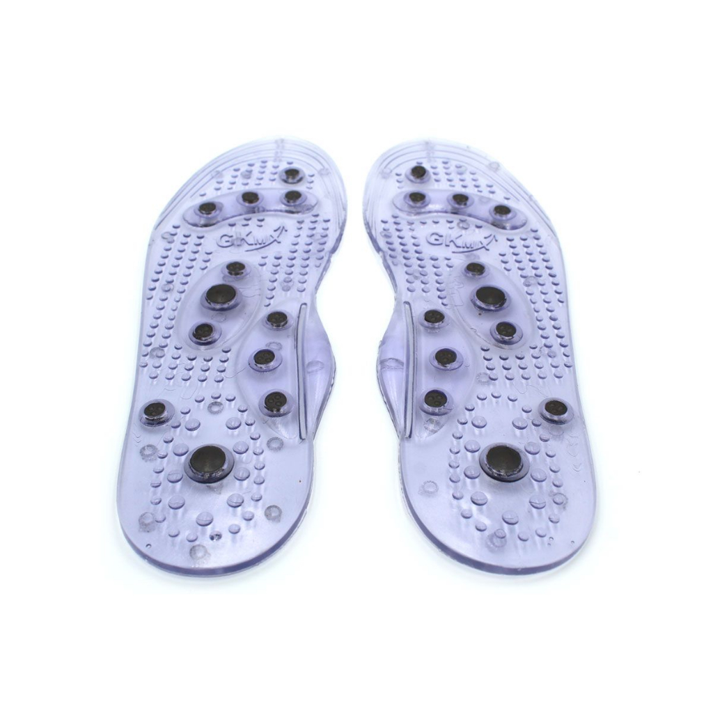 Palmilha Magnetica Gel Silicone c/imã massageador e infravermelho para corrida caminhada ou diabete