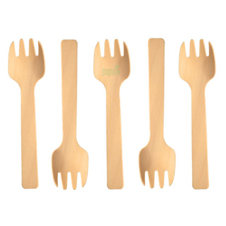 Garfinho Descartável festa De Madeira Para Sobremesas 50 Unid. em Oferta na Shopee