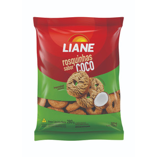ROSQUINHA DE COCO LIANE 280g Zero Leite | Zero Lactose | Vegano