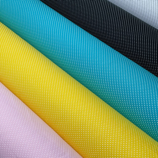 Tecido Tricoline Poá Bolinhas 0,50 x 1,50m - 100% Algodão - Varias Cores De Bolinha