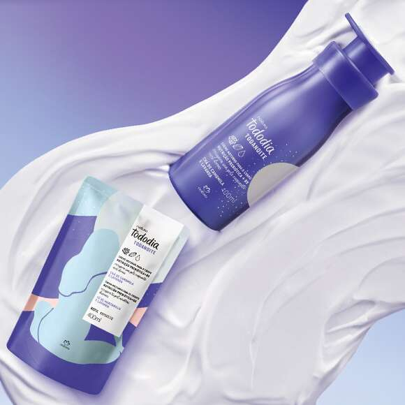 Conjunto Todanoite Creme Noturno Chá de Camomila e Lavanda