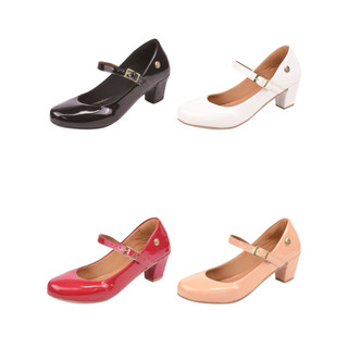 Sapato Scapin Bico Redondo Tamanhos Especiais Modelo Boneca