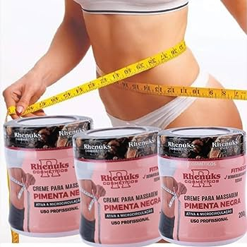 GEL LIPO PIMENTA NEGRA 200G - REDUTOR DE MEDIDAS ESTRIAS E CELULITES