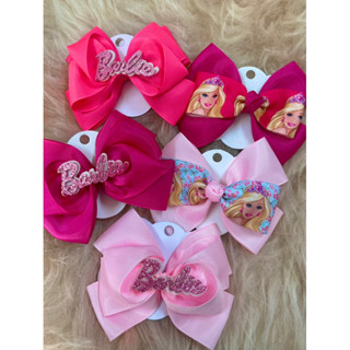 Laço de cabelo infantil Rosa Pink Novidade Barbie