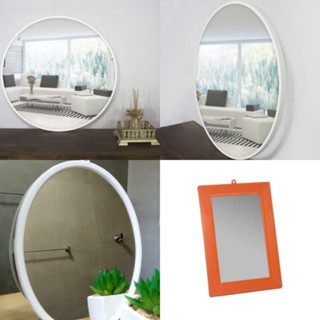 Espelho Lapidado Decorativo Para Casa Oval/Redondo/Retangular Com Bordas