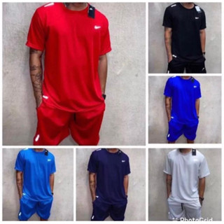 KIT CAMISETA E BERMUDA MASCULINA IDEAL PARA ACADEMIA E ESPORTES