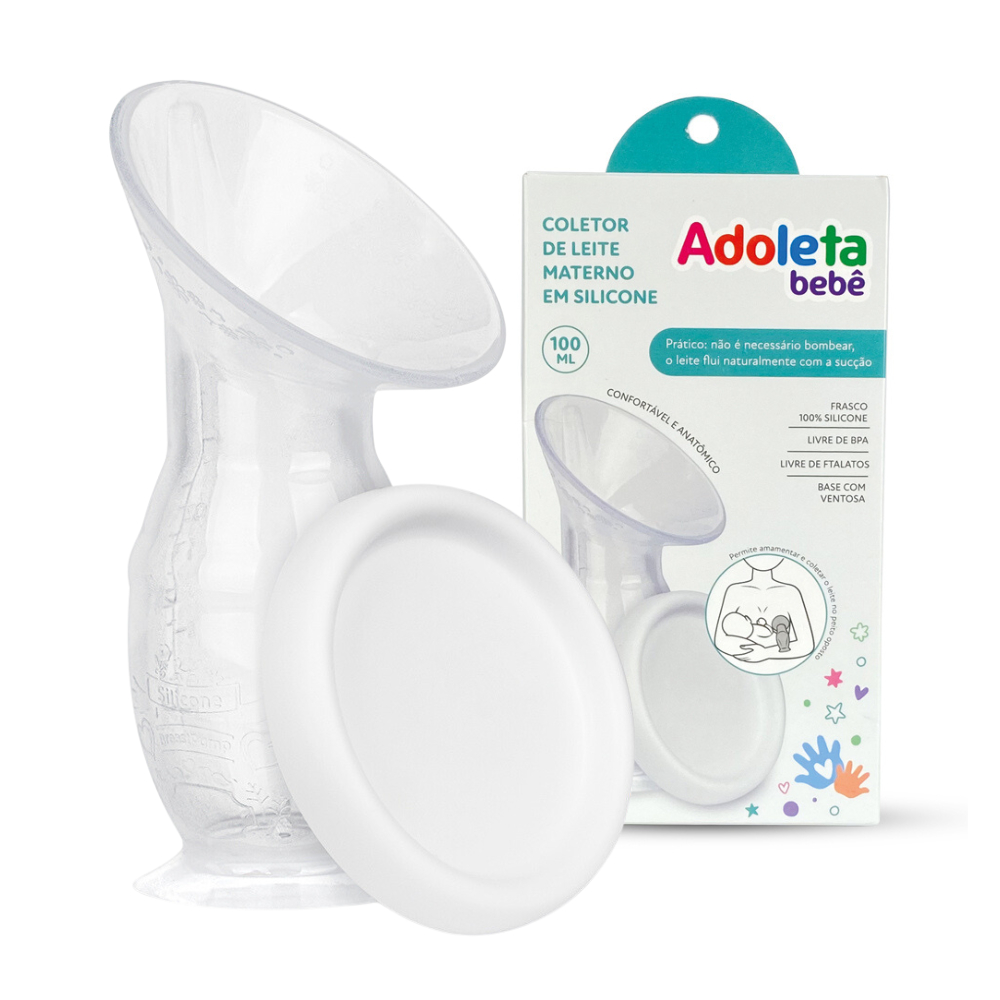 Bomba de Tirar Leite Materno Coletor Bombinha em Silicone