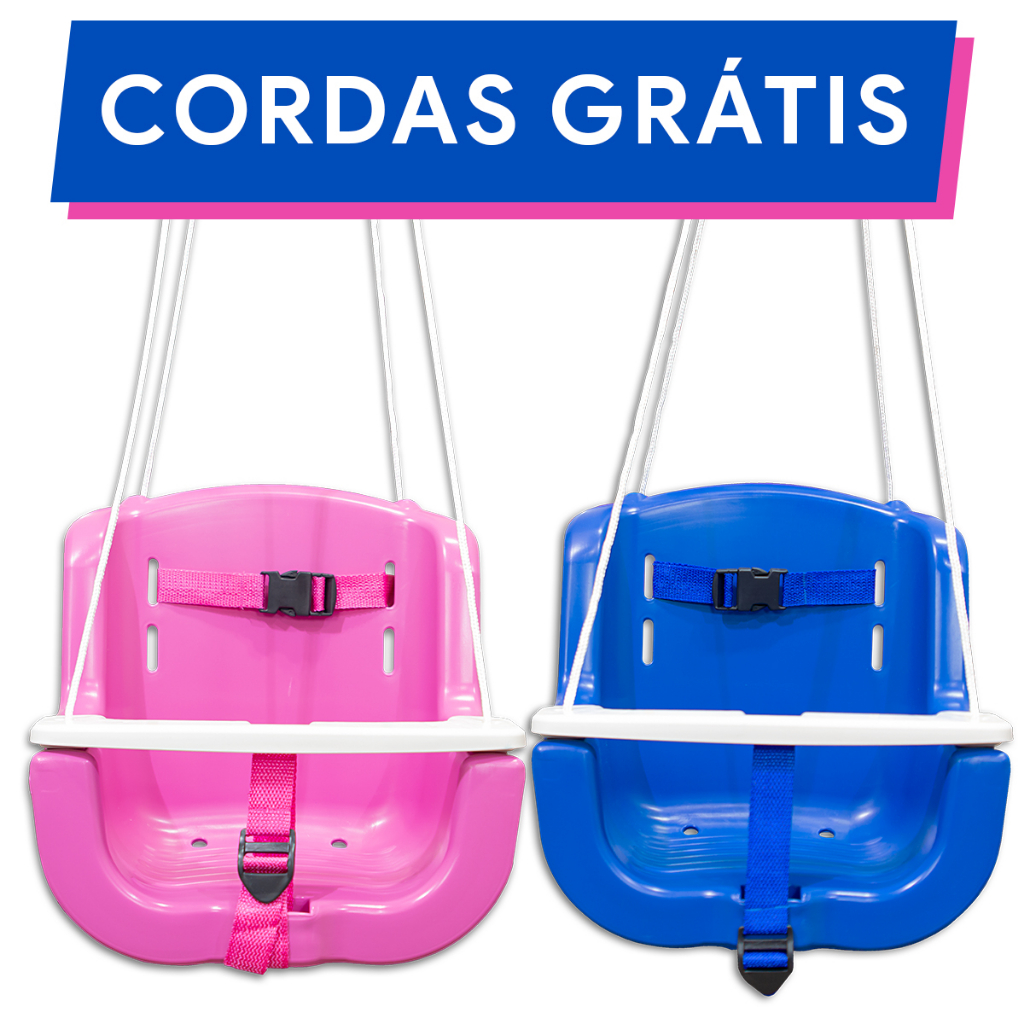 Balanço Plastico Cinto Infantil Bebe Diversao Casa Apartamento Parque Laser Corda Nylon em Oferta na Shopee
