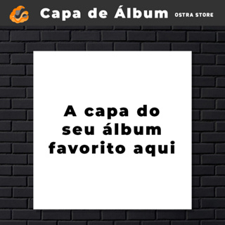 Capa de Álbum Personalizada -Placa MDF & Quadro com Moldura - Album Cover - Quadrado em Oferta na Shopee