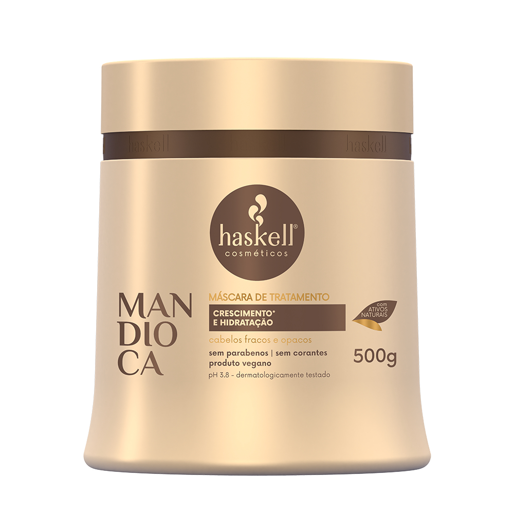 Mascara de Tratamento Mandioca 500g Haskell