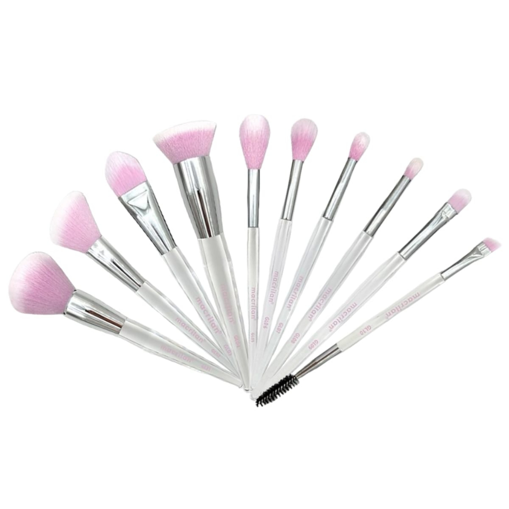 Pinceis Para Maquiagem Profissional Macrilam Linha Let's Glam em Oferta na Shopee
