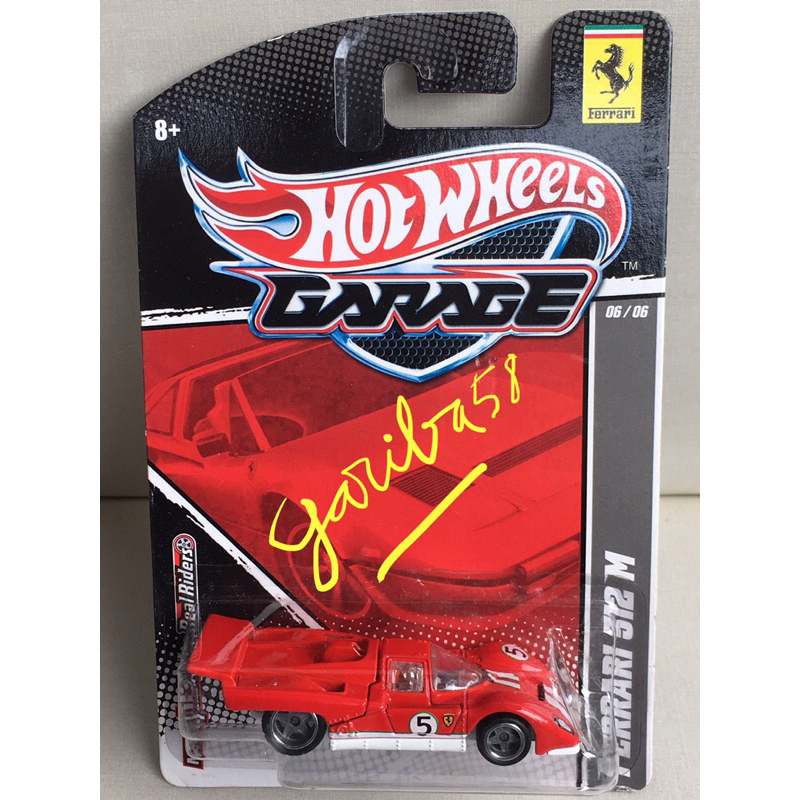 HOT WHEELS FERRARI 512 M 2011 GARAGE SERIES GARIBA58