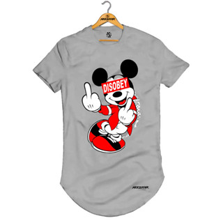 Camisa Camisetão Longline Blusão Needstar Mickey 189