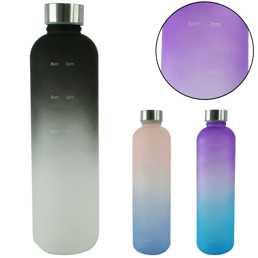 Garrafa de Agua Motivacional Squeeze 1 Litro Moderna Veda Bem em Oferta na Shopee