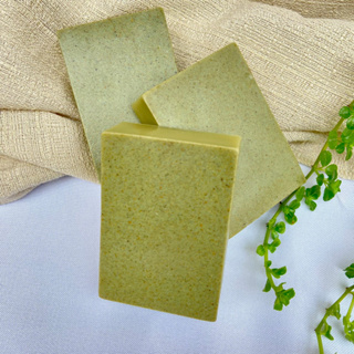 Kit 5 Sabonetes de Argila Verde Pepino Skin Care Anti-Acne,Espinhas Facial
