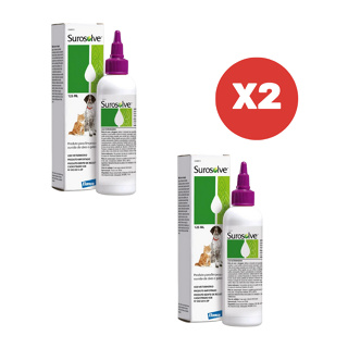 Kit 2 Surosolve 125ml Líquido para Limpeza de Ouvidos Elanco em Oferta na Shopee