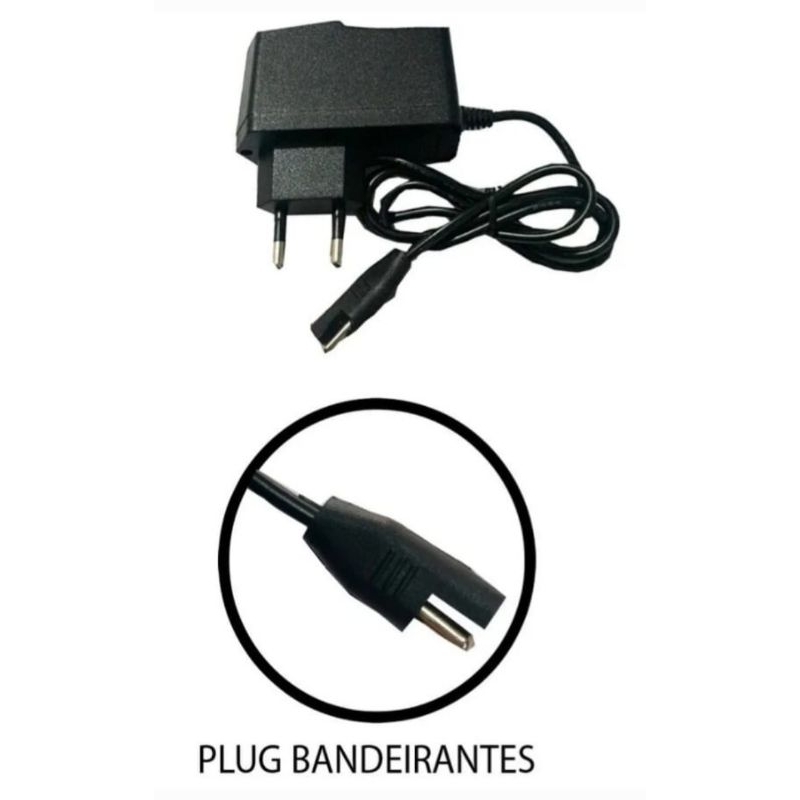 Carregador 12v Bandeirantes Magictoys para Moto Elétrica Carro infantil