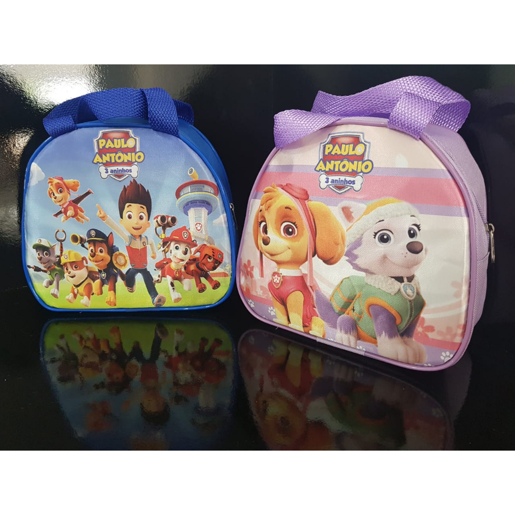 25 BOLSINHAS PERSONALIZADAS PATRULHA CANINA BOLSINHA PERSONALIZADA LEMBRANCINHA PERSONALIZADA  LEMBRANÇA ANIVERSARIO