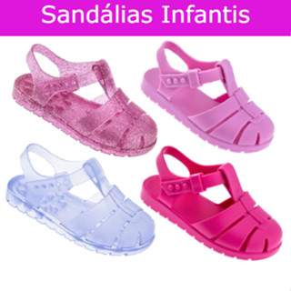 Sandália chinelo papete infantil correia ajustavel criança bebe