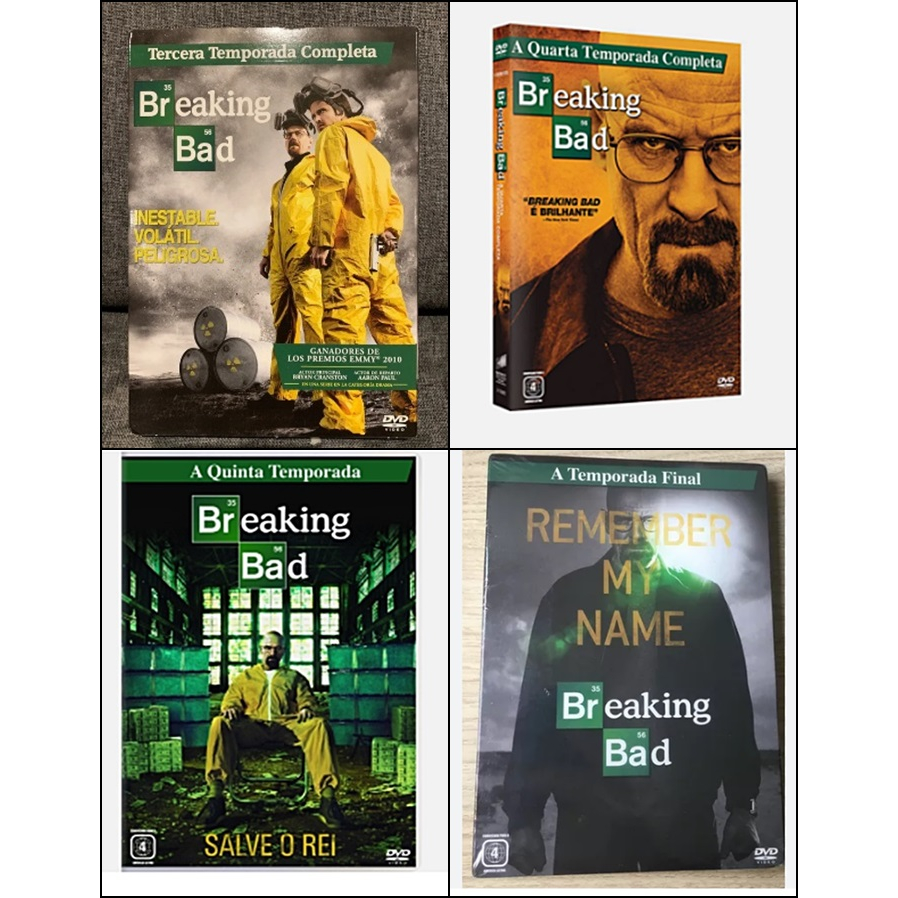 Dvds Série Seriado Breaking Bad Originais