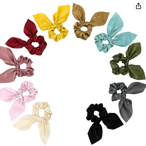 KIT 3 pcs Tamanho P  Prendedor 2 e 1 de Cabelo/Rabico com Lenco Removivel Liso em Oferta na Shopee