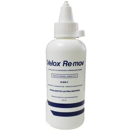 VELOX RE-MOV 120ML EMOLIENTE ULTRA RÁPIDO CÚTICULAS CALOSIDADES