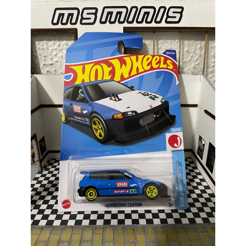 Hot Wheels J-Imports 2021 - Honda Civic Custom