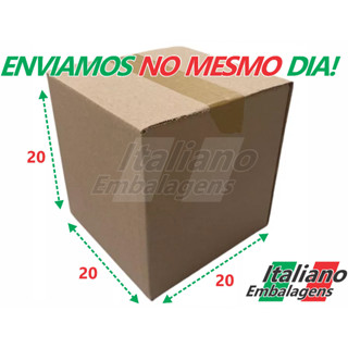 Caixa de papelão 20x20x20