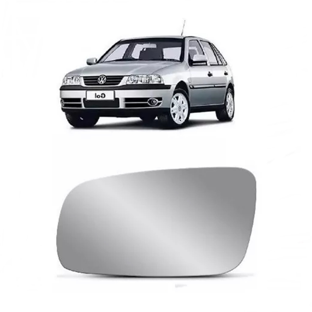 Lente Espelho Retrovisor Gol G3 Golf 99 00 01 02 03 06 Grande