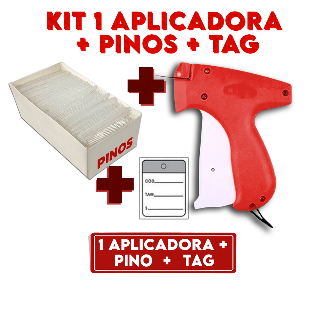 Aplicador P/Tag, Etiqueta, Pistola, Com Pin Tag De 25 Mm em Oferta na Shopee