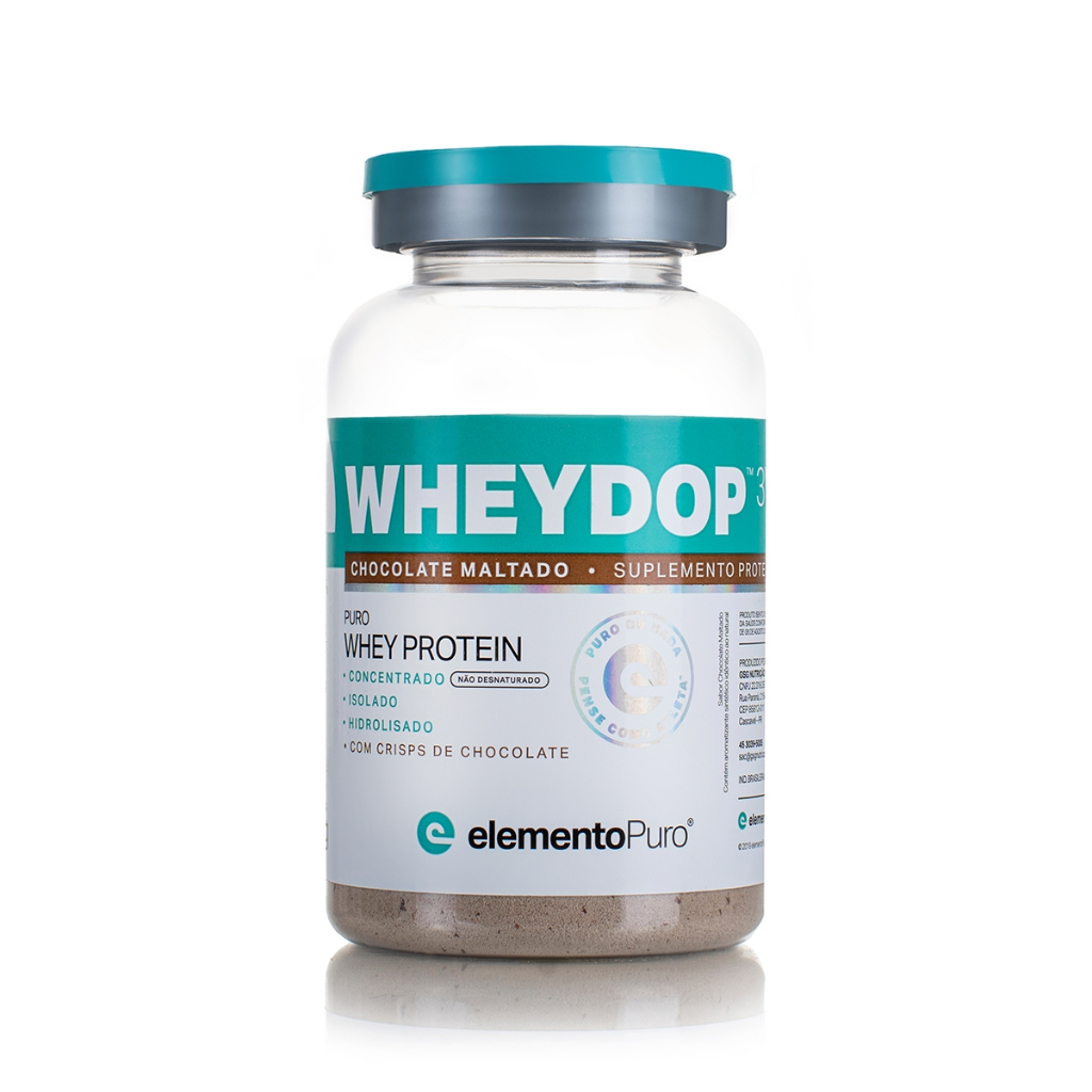 Monodose Whey protein Chocolate Maltado 27g Wheydop 3w elementoPuro