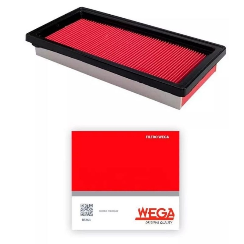 FILTRO DE AR WEGA JFA0135 MARCH, VERSA, SENTRA em Oferta na Shopee