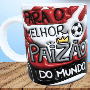 Caneca Dia dos Pais São Paulo - Celebre a Tradição e a Paixão Tricolor!