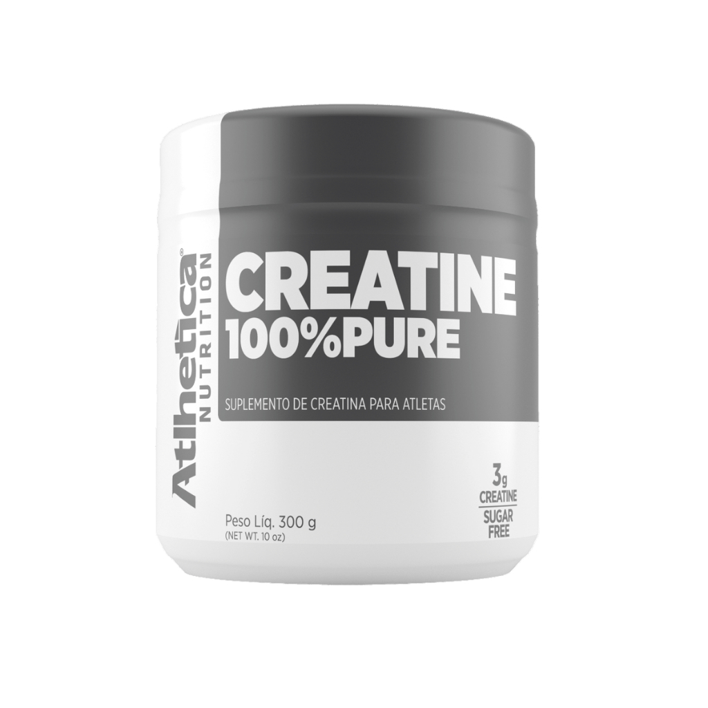 Creatine 100% Pure - Creatina em Pó 300G - Atlhetica