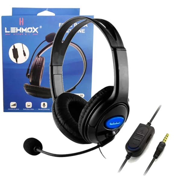 Fone De Ouvido Headset Gamer Lehmox Ley-35 Para Ps4 - X-one - Pc original